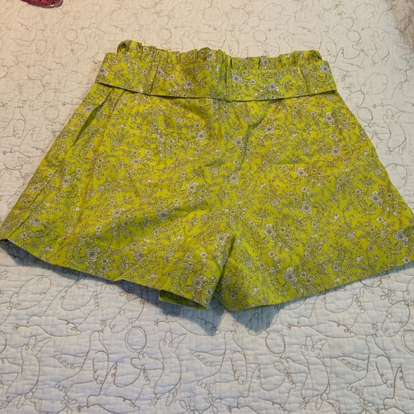 NWT J. Crew Liberty Print Paper-bag Shorts With Belt - Size 6 - Picture 5 of 8